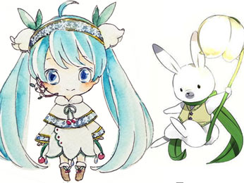 2015年雪初音&雪音兔形象最终敲定！miku最新模型亮相