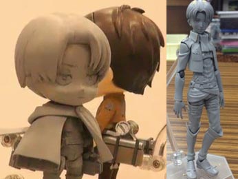 「进击的巨人」利威尔兵长figma & 黏土人偶造型公开